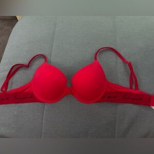 victoria’s secret pink push up bra